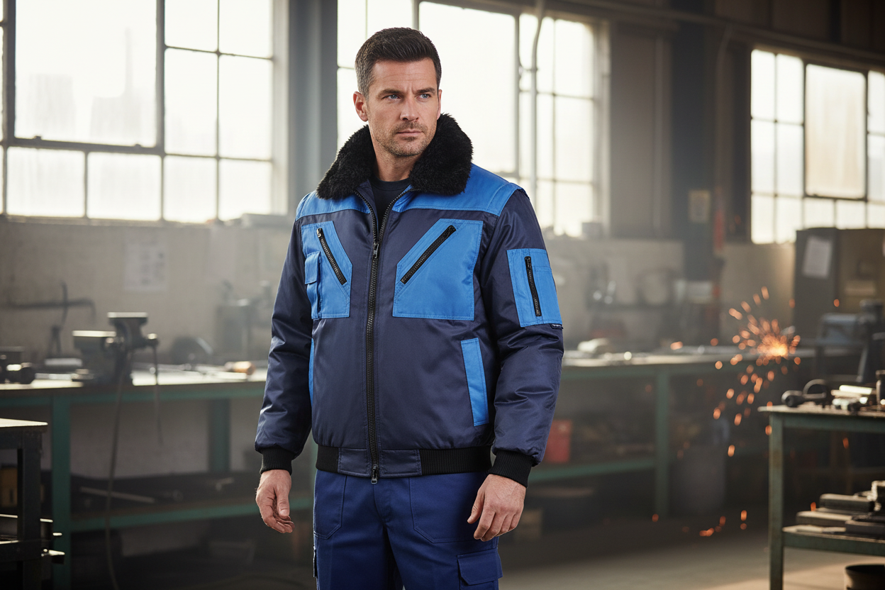 Veste Pilot Bicolore : Démontable, imperméable et chaud. - Vetonek