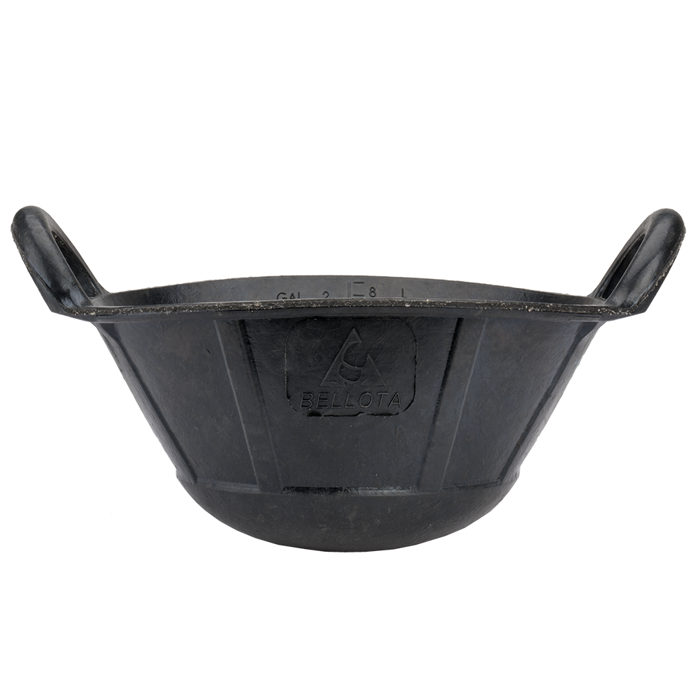 Cubo de caucho Spart Bellota vista lateral