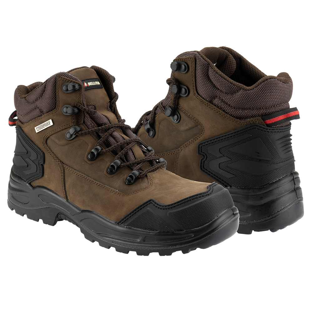 Bota de seguridad impermeable Bellota Duty S7S marrón