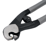 Tenaza Bellota 6004, detalle de los filos de carburo