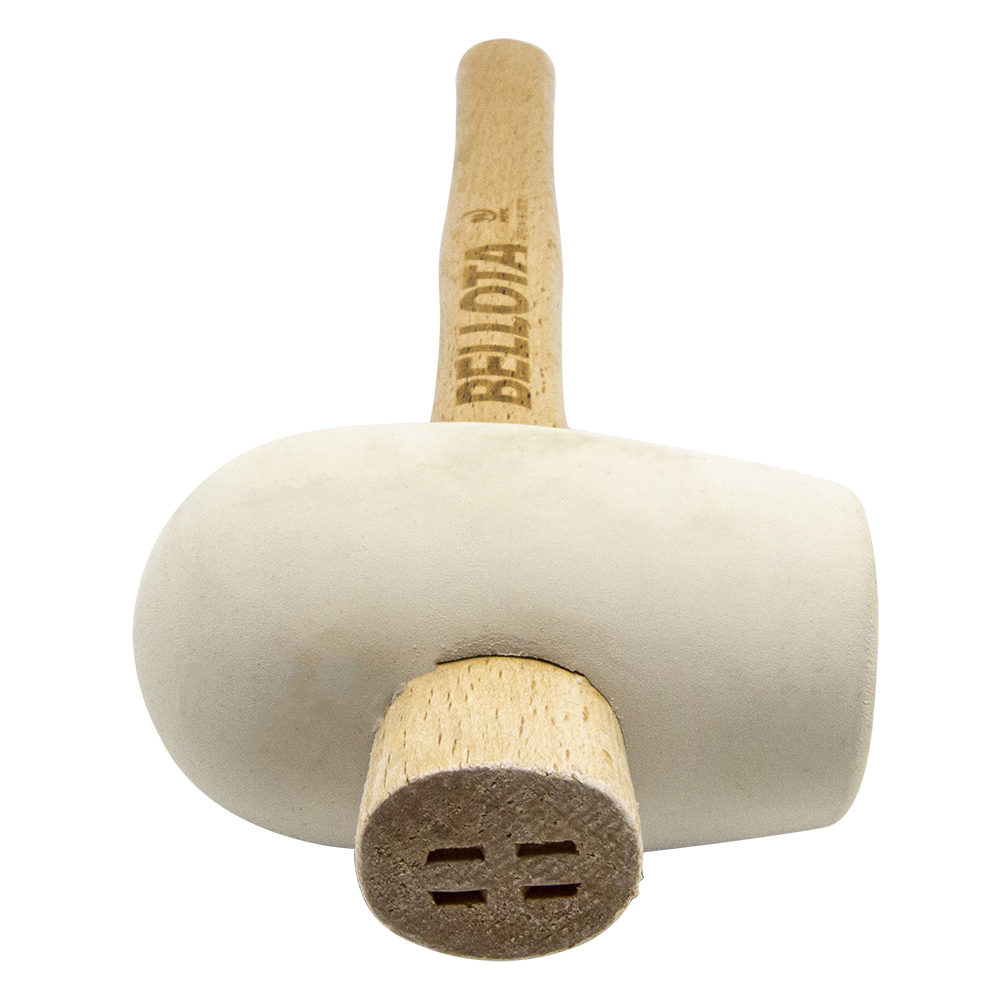 Maceta de goma blanca Bellota 8054, otra vista