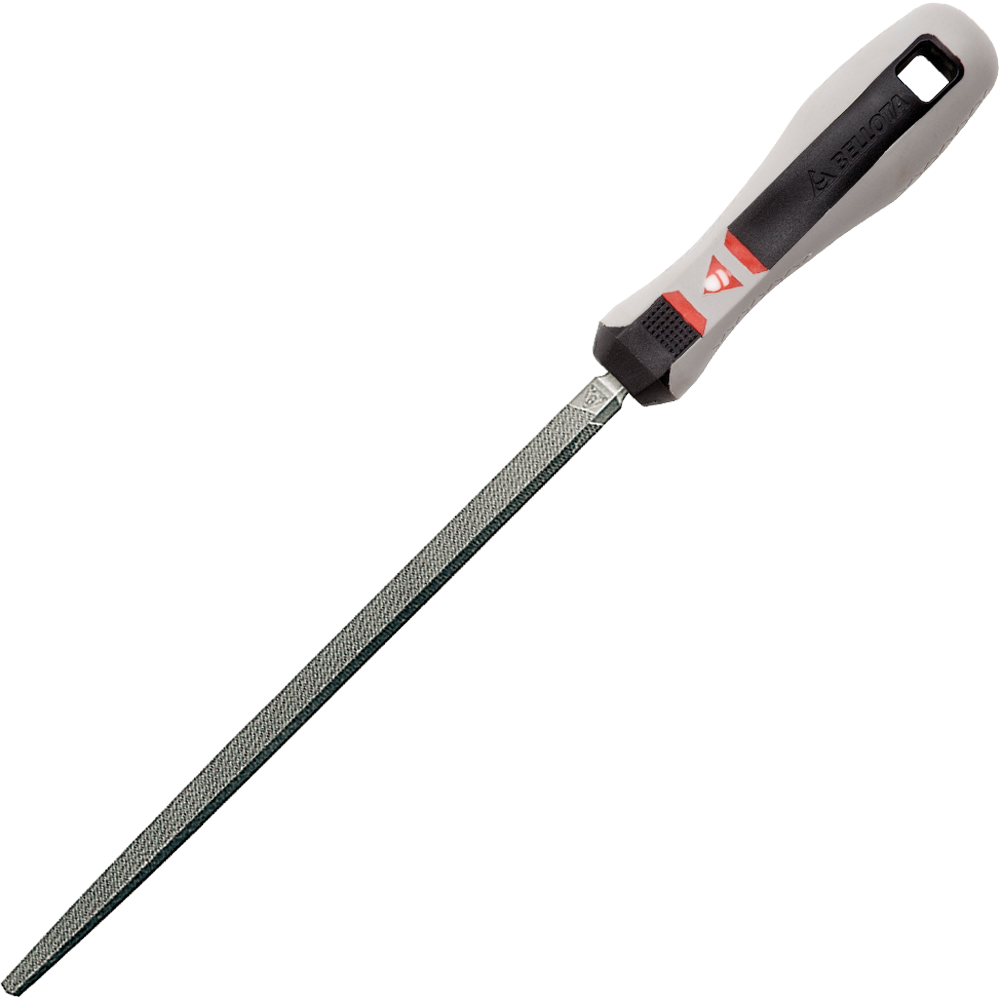 Lima de mecánico cuadrada Bellota 4006MB con mango bimaterial