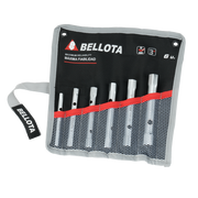 Juego de 6 llaves de tubo huecas Bellota 6495BS en bolsa textil