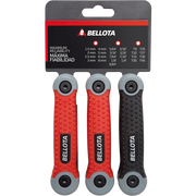 Juego de 3 navajas de llaves Allen y Torx Bellota 6455-P3