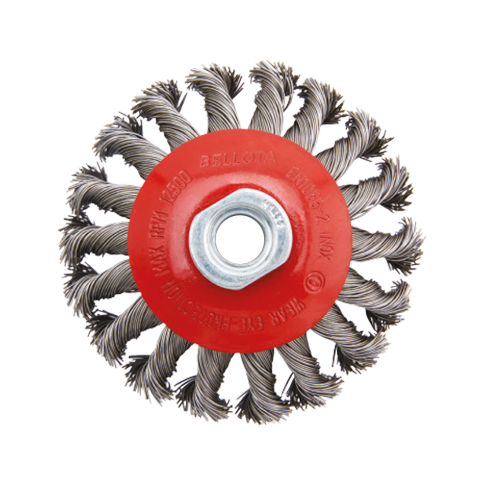 Cepillo cónico de inox trenzado Bellota 50817I