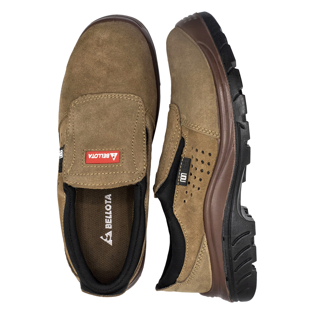 Zapato Bellota Nonmetal Easy 72227, vista frontal con empeine elástico