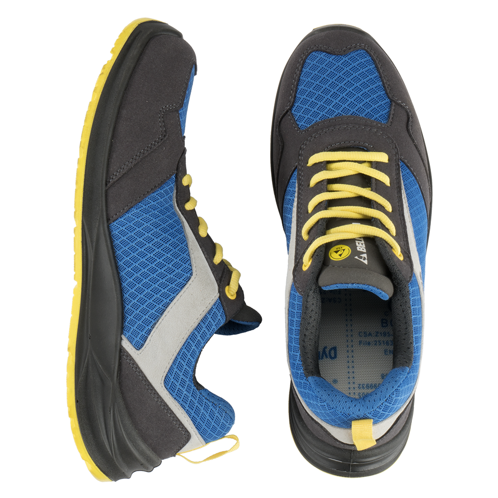 Zapatilla de seguridad Bellota Flex Nitro S1P azul, otra vista