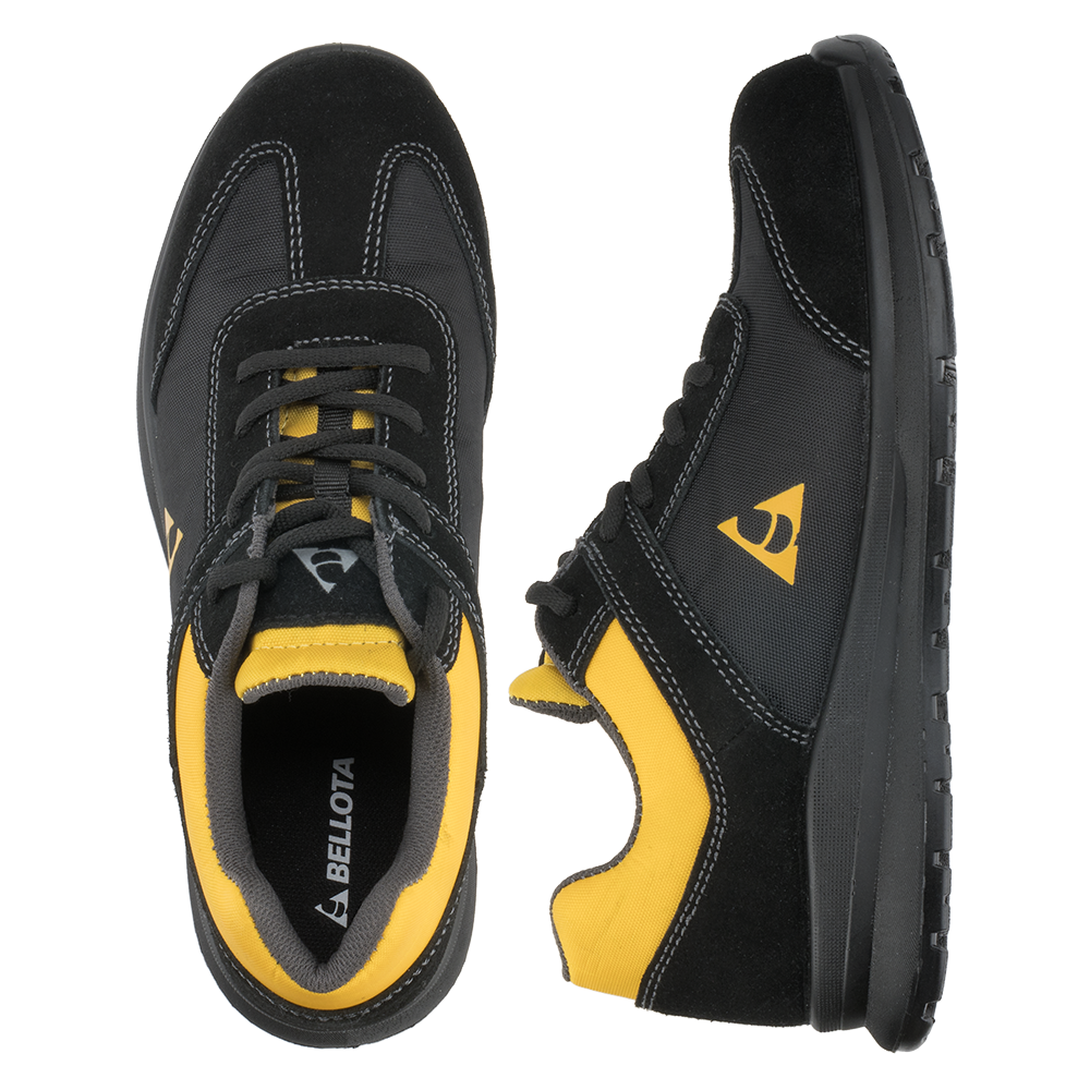 Zapato de seguridad Bellota Volta S1P, vista del lado interior