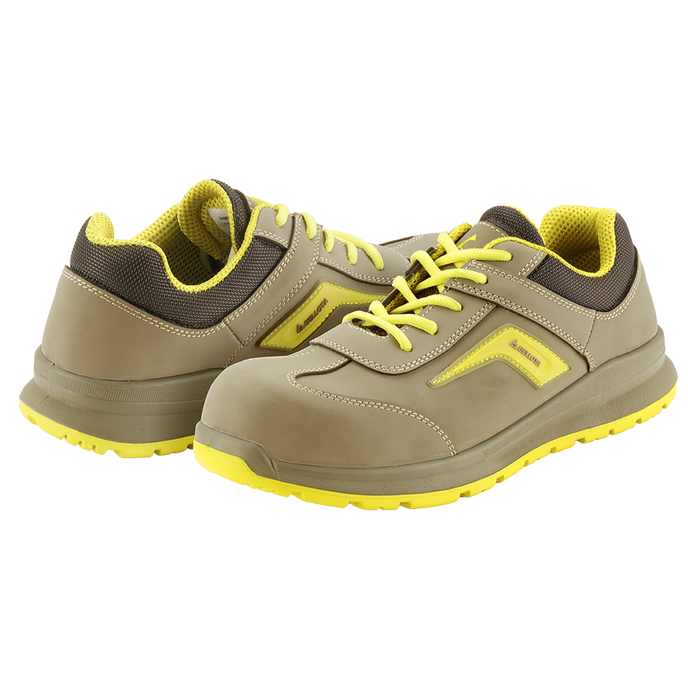 Zapato de seguridad Bellota Volta S3 de nobuck, vista lateral