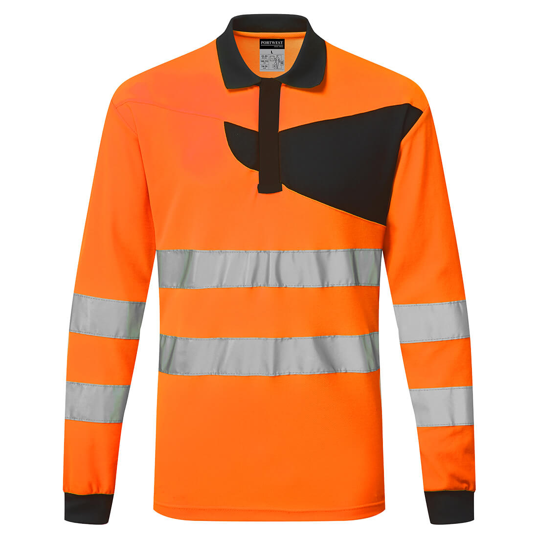 Polo de Haute Visibilité PW2 Hi-Vis à Manches Longues Vetonek