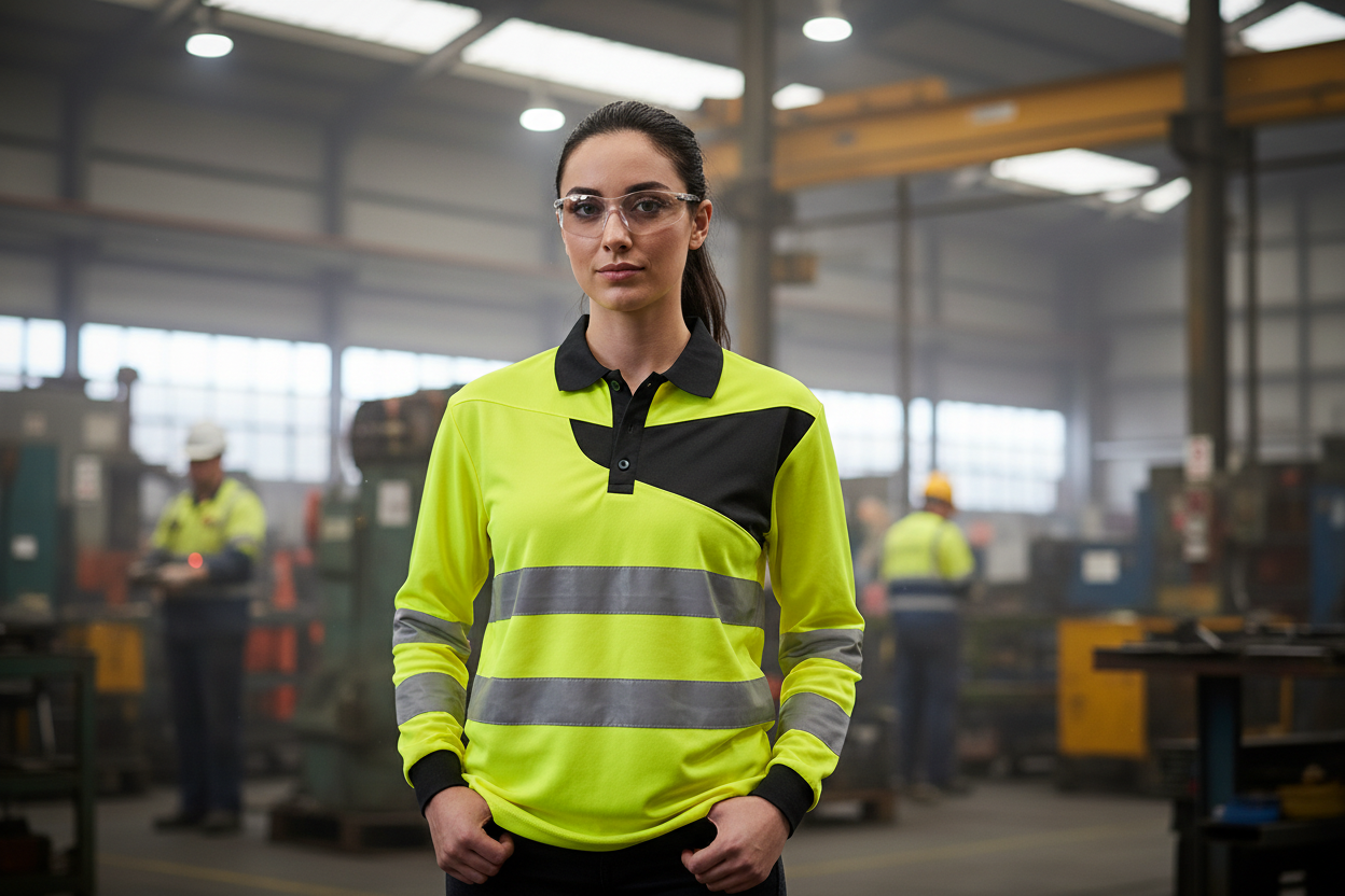 Polo de Haute Visibilité PW2 Hi-Vis à Manches Longues - Vetonek