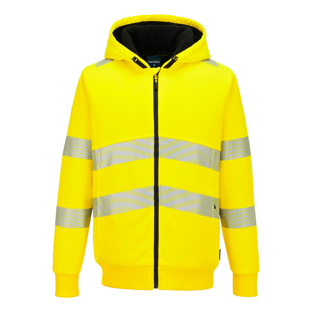 Sweat hi-vis avec fermeture éclair hivernal - Vetonek