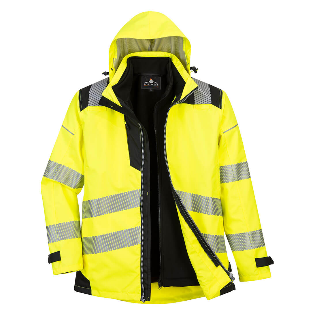 Veste 3 en 1 PW3 de haute visibilité Vetonek