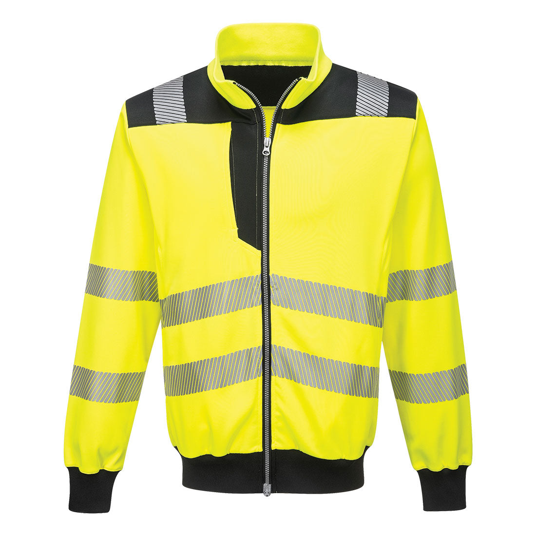 Sweat haute visibilité avec zip PW3 Vetonek