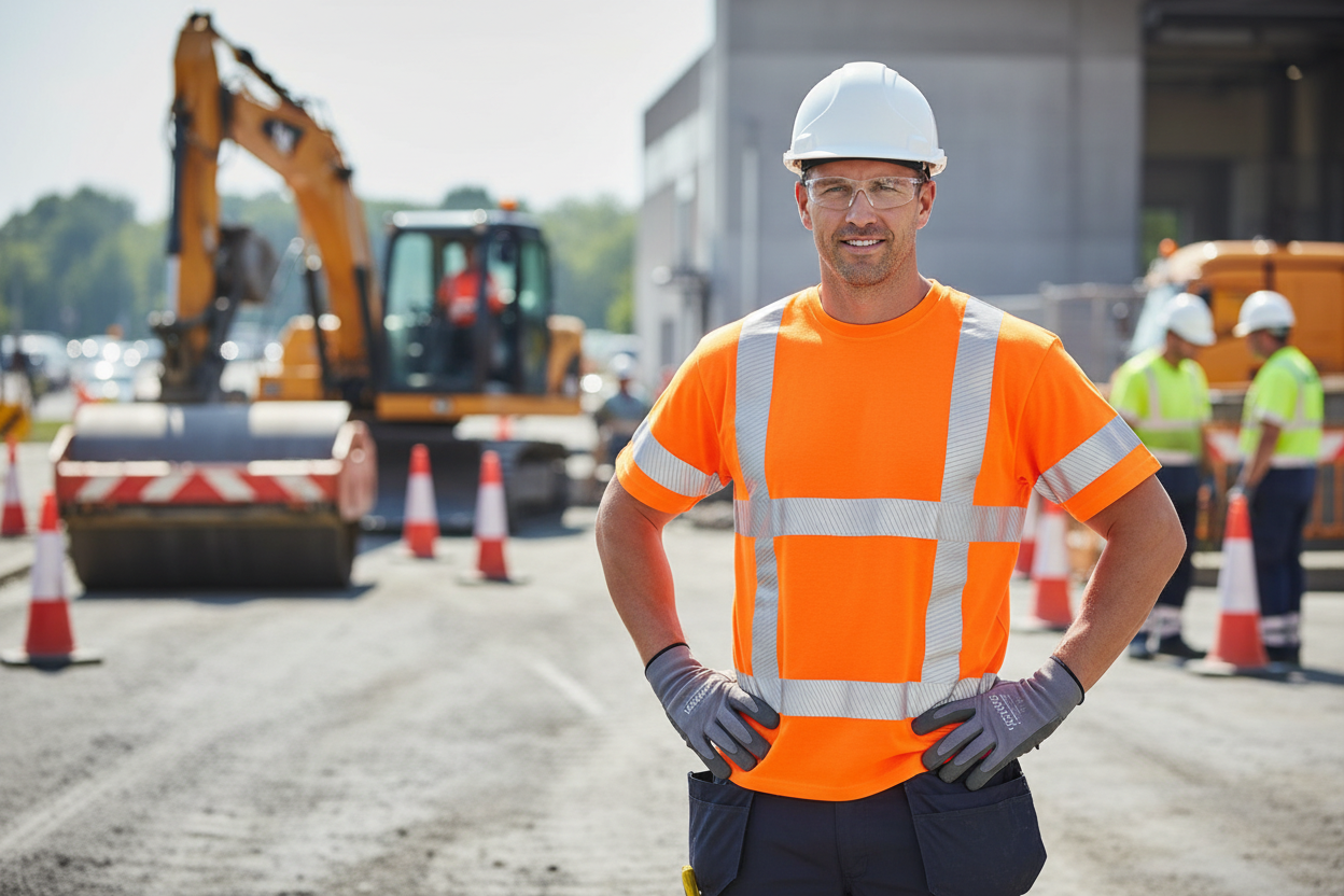 T-shirt RWS de Haute Visibilité - Parfaite pour Travaux Extérieurs - Vetonek