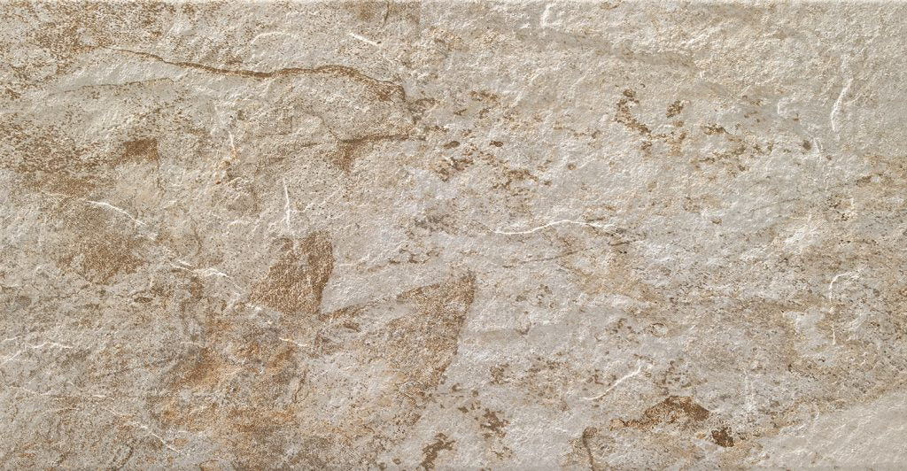 Porcelánico Grenoble Beige efecto piedra 31,6x60,8