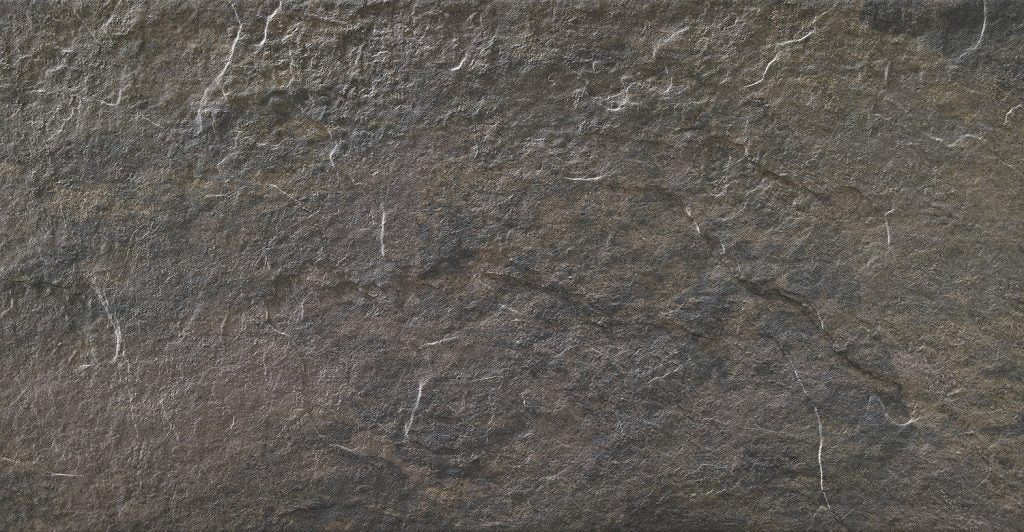 Porcelánico Grenoble Negro efecto piedra 31,6x60,8