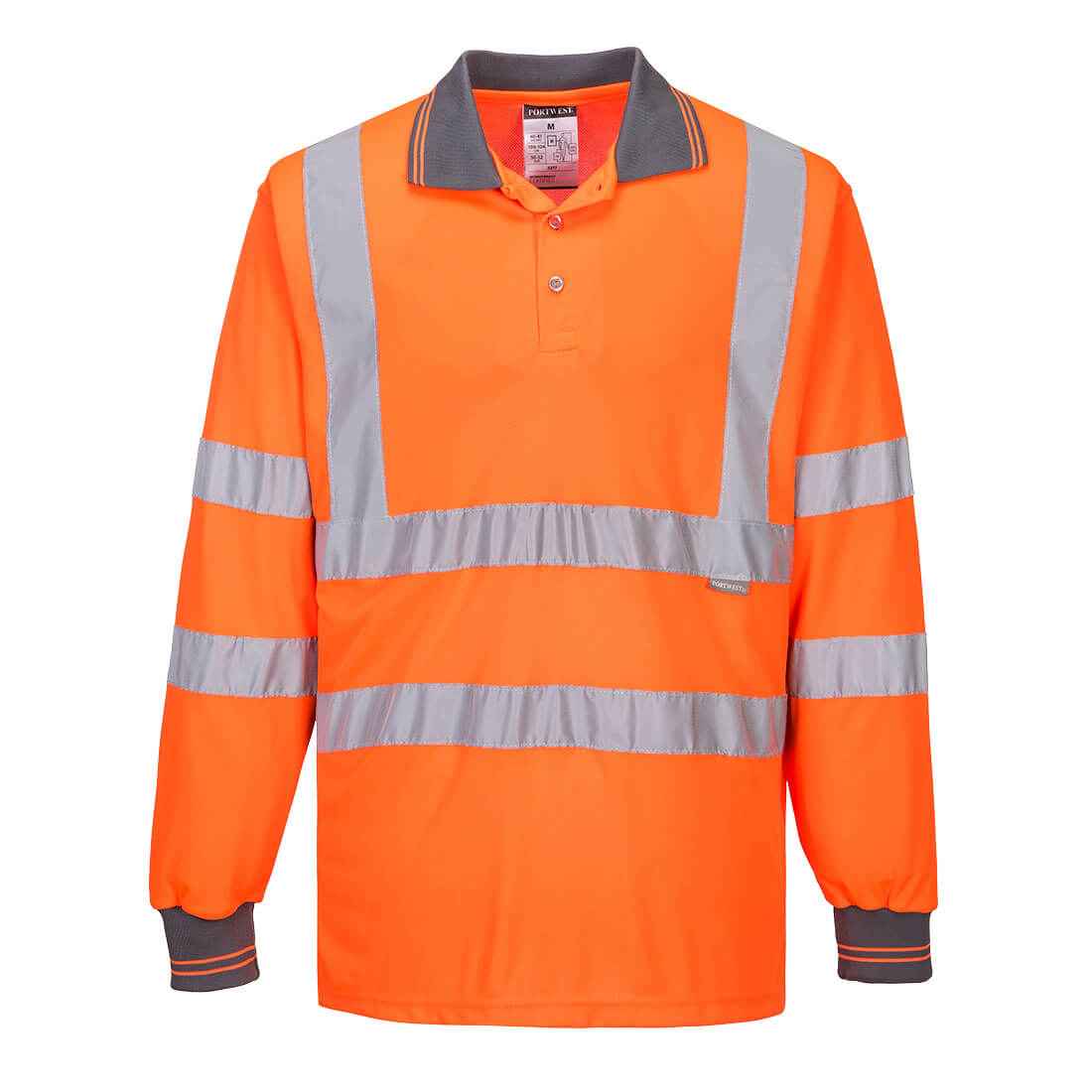 Polo de haute visibilité à manches longues - Confort et Durabilité Vetonek
