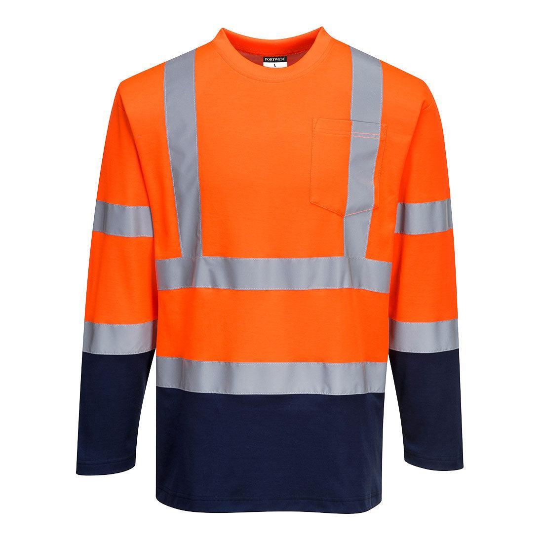T-shirt Bicolore Cotton Comfort à Manches Longues Vetonek