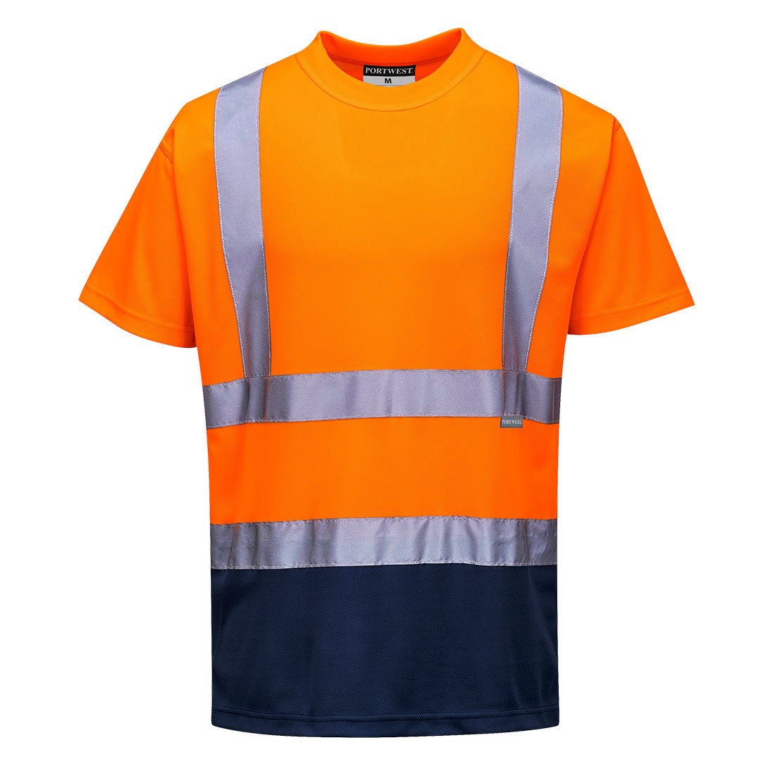 T-shirt haute visibilité Contrast - Manches Courtes Vetonek