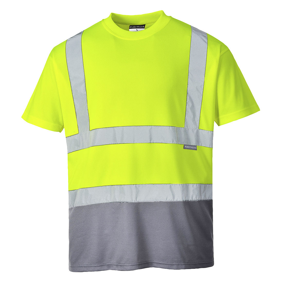 T-shirt haute visibilité Contrast - Manches Courtes Vetonek