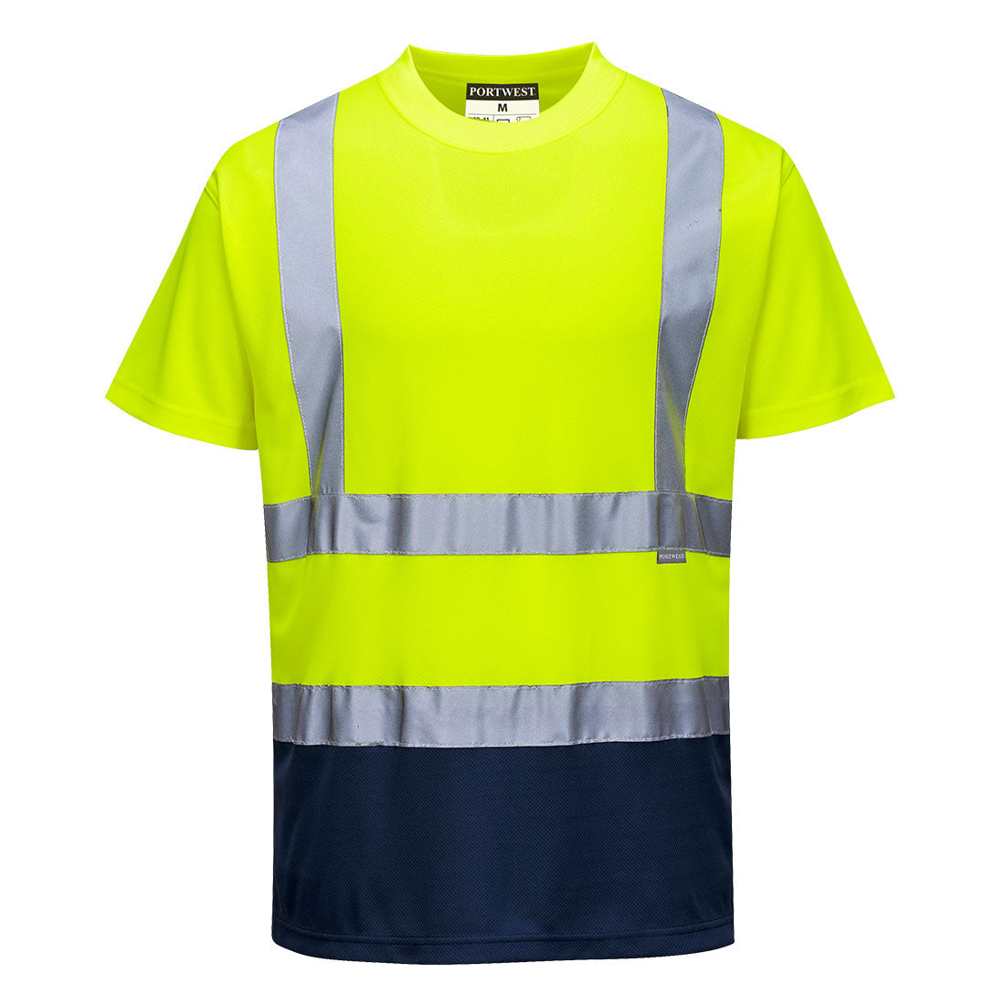 T-shirt haute visibilité Contrast - Manches Courtes Vetonek