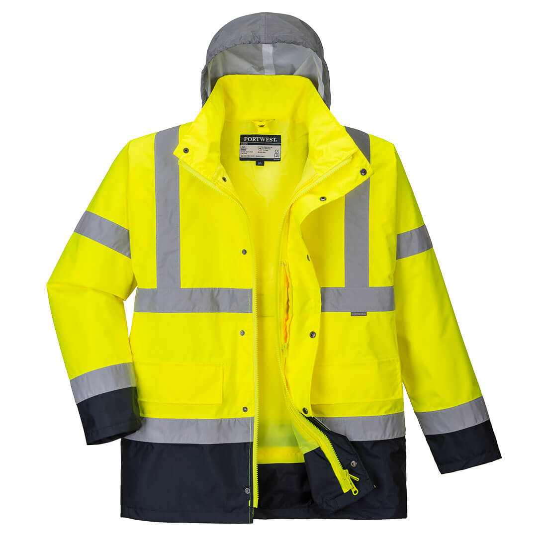 Parka 4 en 1 de haute visibilité Contrast Traffic Vetonek