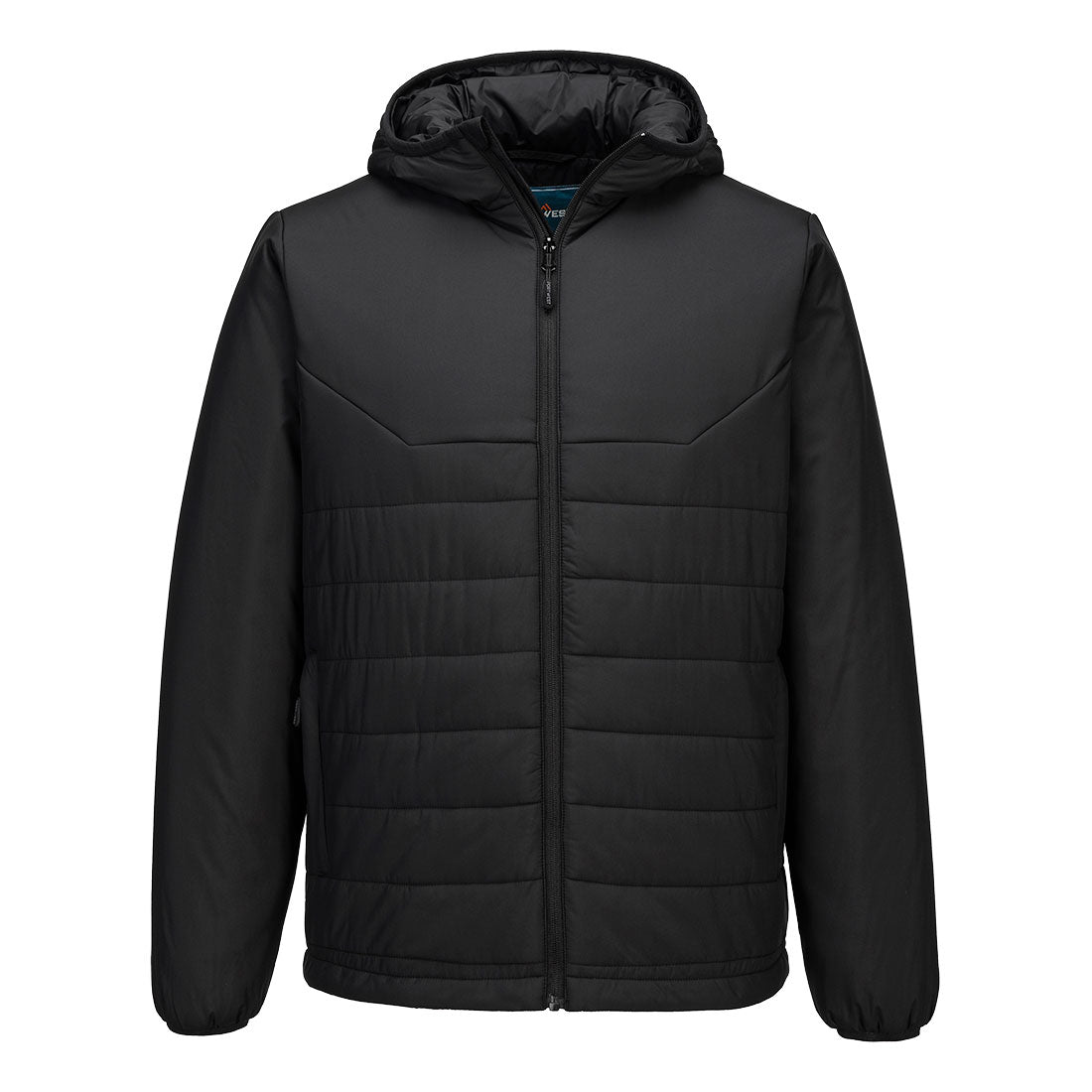 Chaqueta Baffle acolchada con capucha Professional Negro - Portwest S608