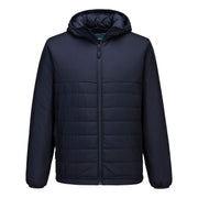 Chaqueta Baffle acolchada con capucha Professional Azul marino - Portwest S608