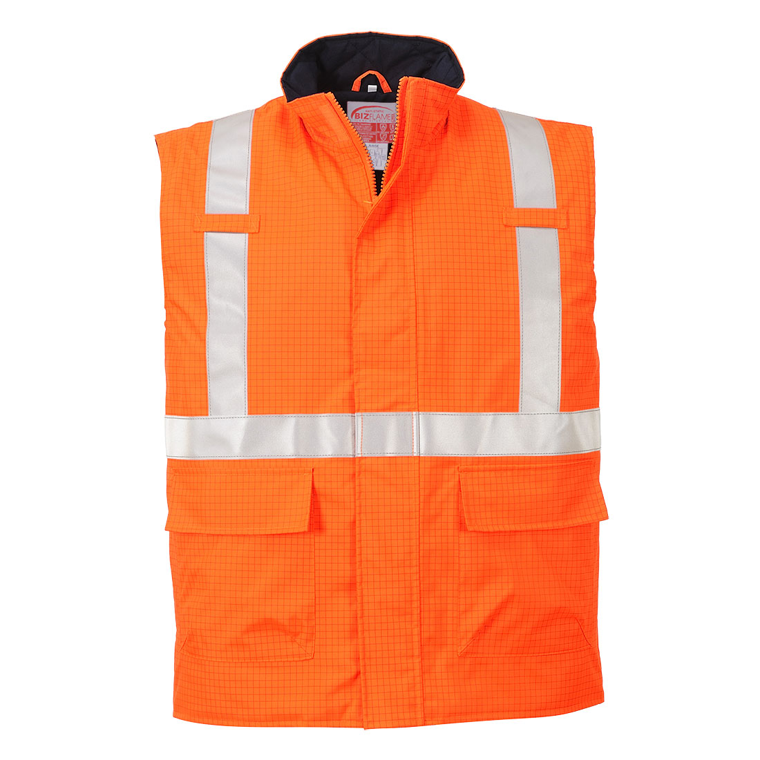 Gilet de chaleur Bizflame Rain : haute visibilité et protection Vetonek