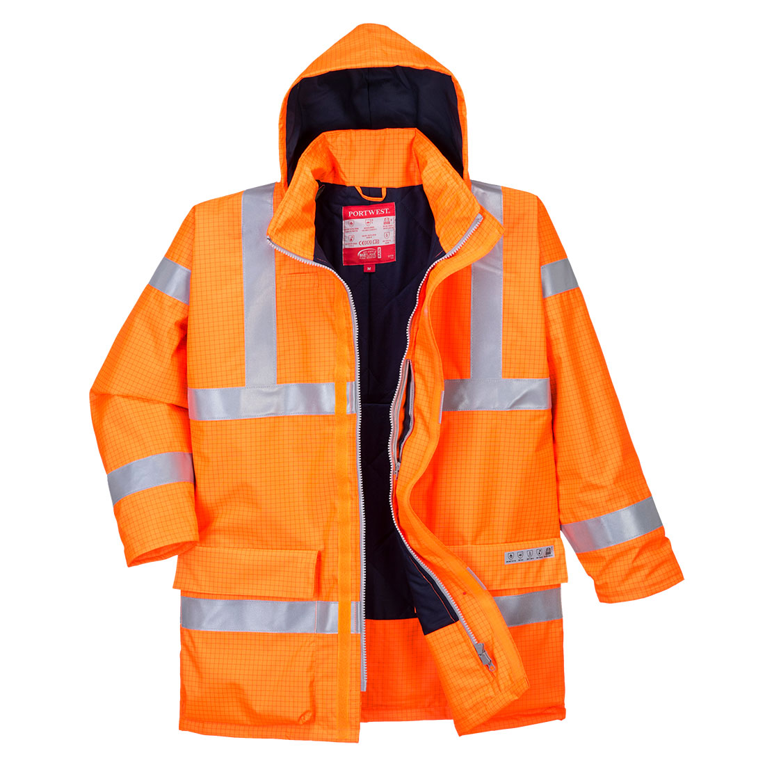 Parka de Haute Visibilité Bizflame Rain - Résistante à Flamme et Antistatique Vetonek