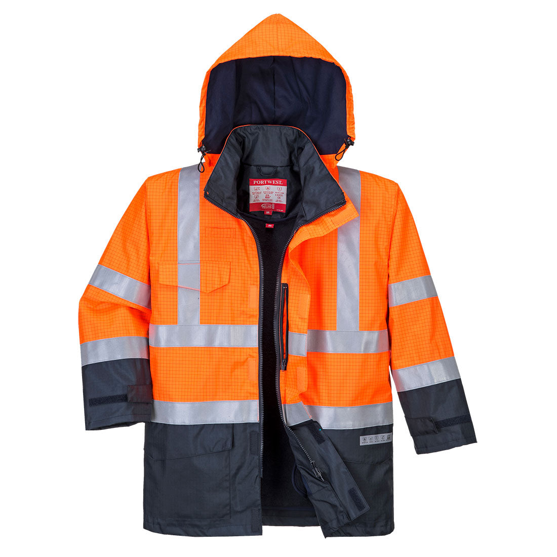 Chaqueta de alta visibilidad multi-protección Bizflame Rain Vetonek