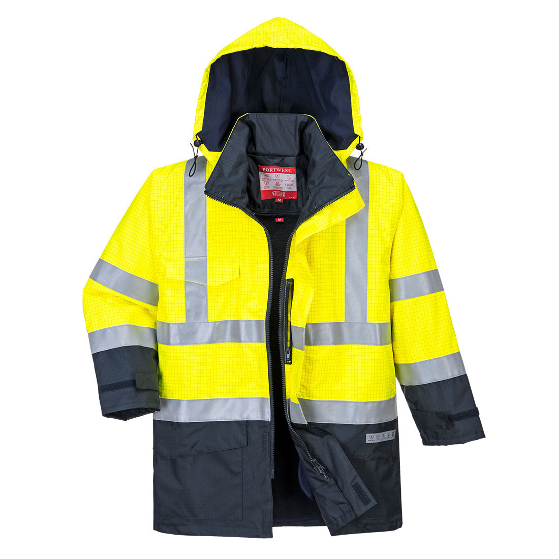 Chaqueta de alta visibilidad multi-protección Bizflame Rain Vetonek