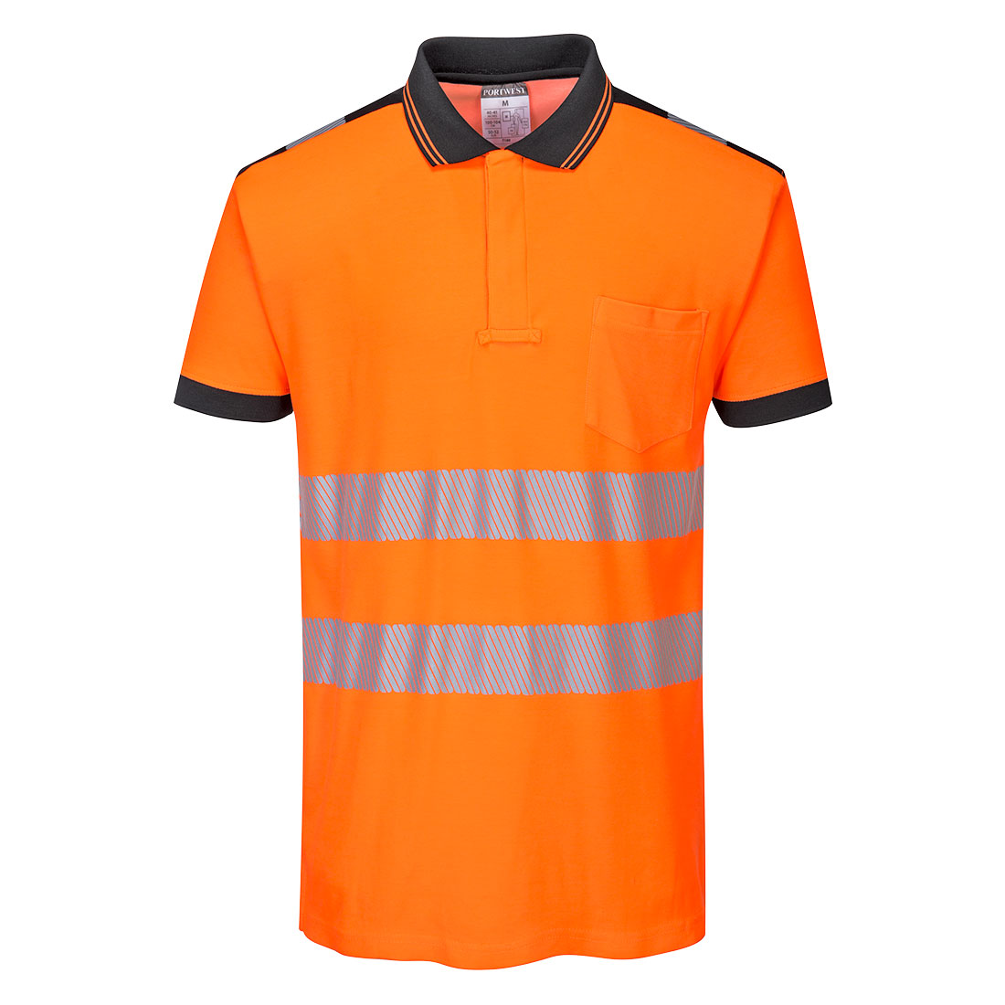 Polo m/c de alta visibilidad PW3 - Confort y Seguridad Vetonek
