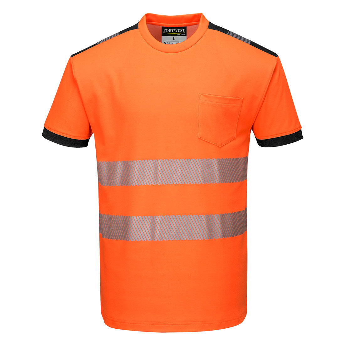 T-shirt m/c de haute visibilité PW3 - Confort et Sécurité Vetonek