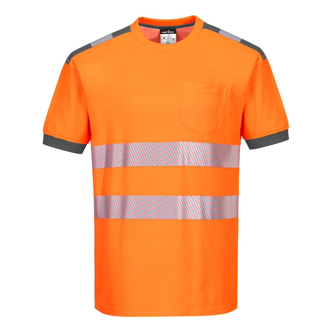 T-shirt m/c de haute visibilité PW3 - Confort et Sécurité Vetonek