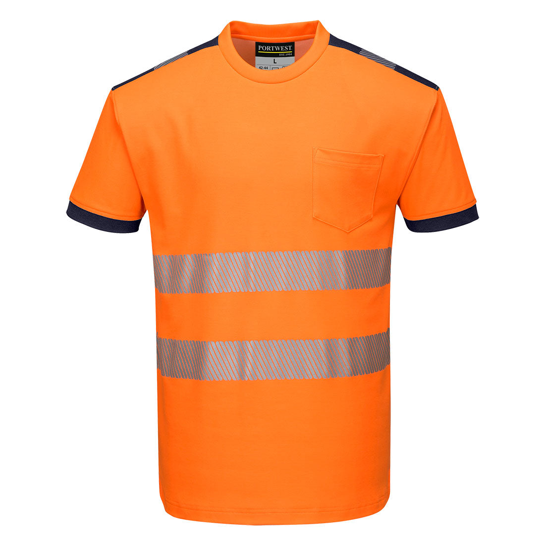 T-shirt m/c de haute visibilité PW3 - Confort et Sécurité Vetonek