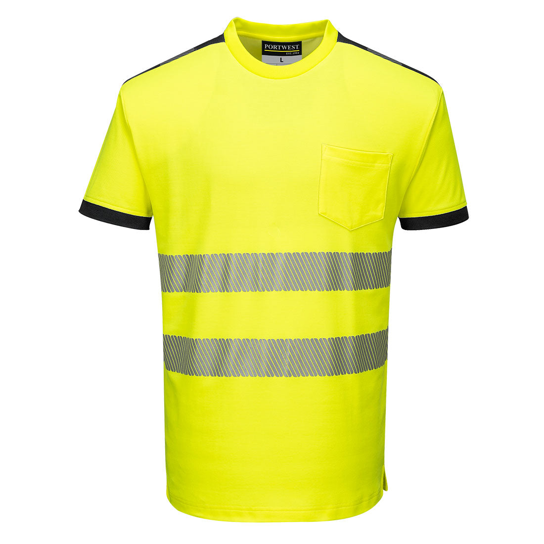 Camiseta m/c de alta visibilidad PW3 - Confort y Seguridad Vetonek