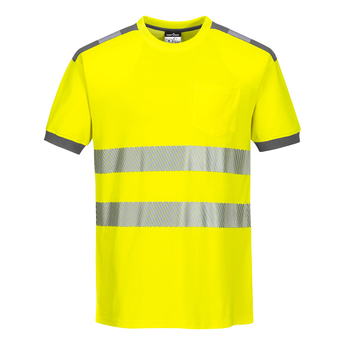 T-shirt m/c de haute visibilité PW3 - Confort et Sécurité Vetonek
