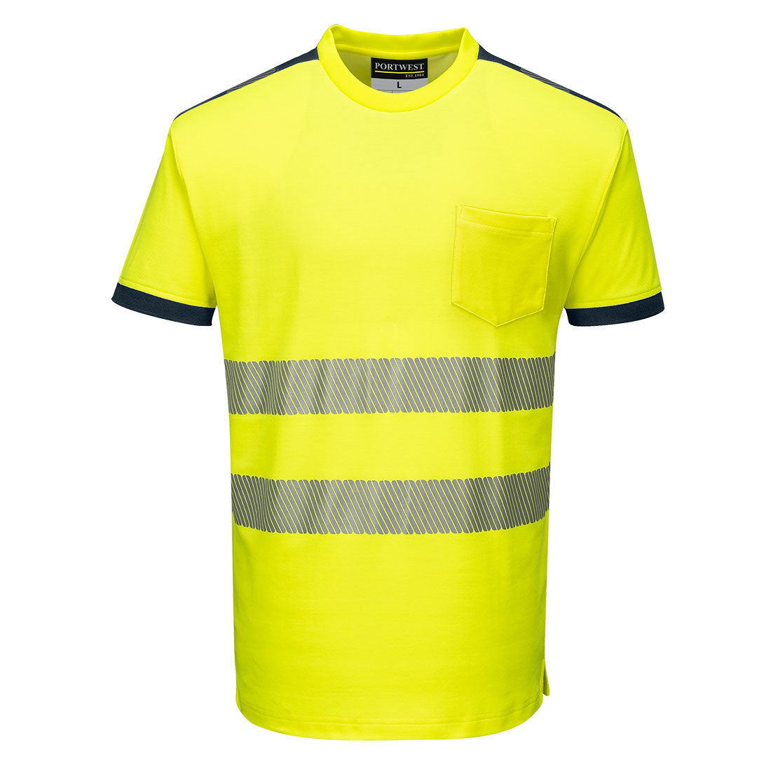 T-shirt m/c de haute visibilité PW3 - Confort et Sécurité Vetonek