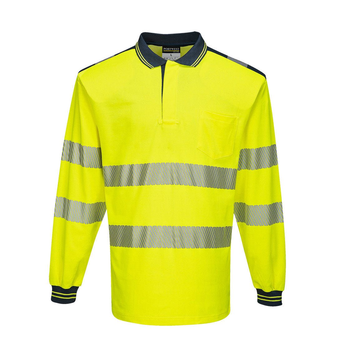 Polo de Haute Visibilité à Manches Longues PW3 Vetonek