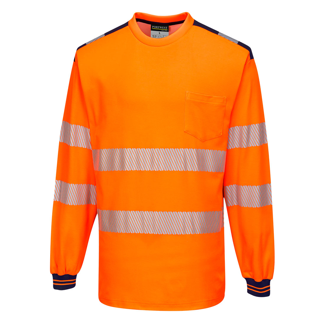 T-shirt Haute Visibilité à Manches Longues PW3 Vetonek