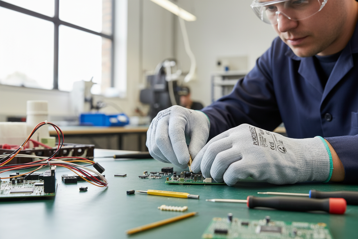 Gant Antistatique Vending avec Pointes en PU - Vetonek