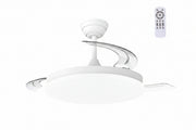 Ventilateur DC Vetonek· Fonction Été-Hiver 48W Blanc 3 Pales 5040lm 3500-4000-6500k Télécommande et Minuteur - Vetonek