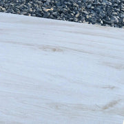 Dalle de jardin en bois blanc - Vetonek