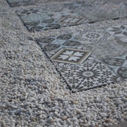 chemin avec dalles Vetonek Mosaïque et galets