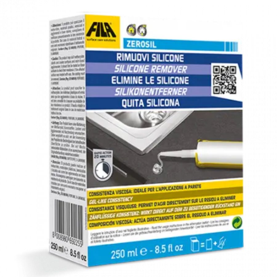 Zerosil - Quitasilicona Eficaz para Todo Tipo de Superficies – 250619, 250620, Fila – Descripción del Producto Zerosil es un potente quitasilicona