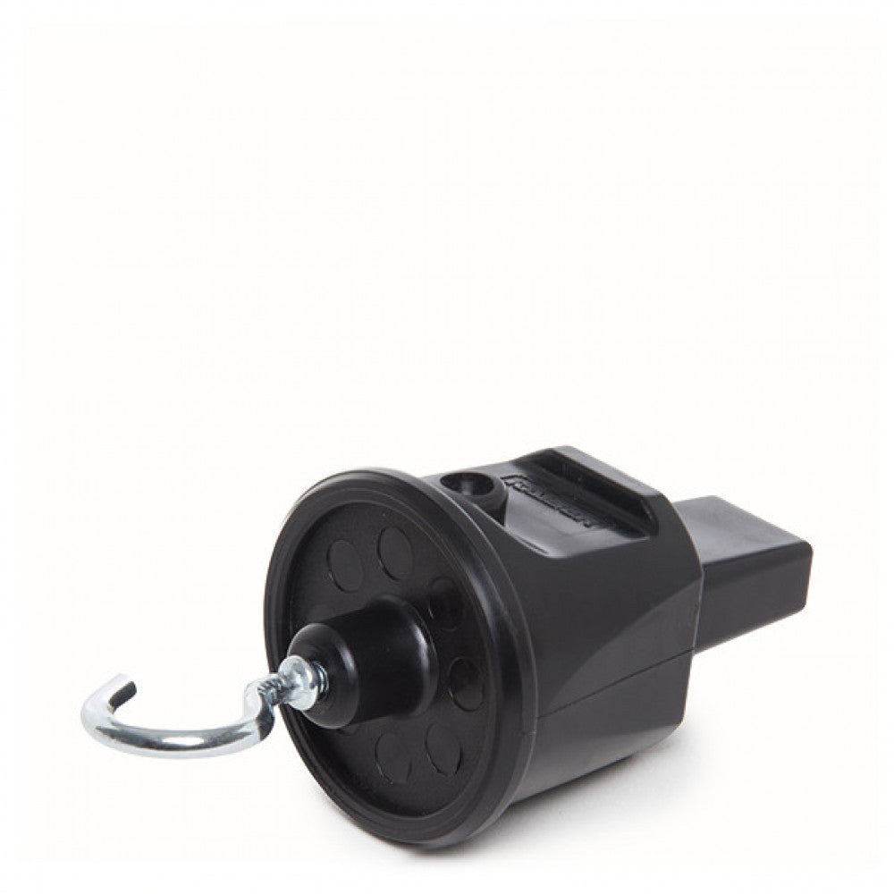 End Cap Negro IP44 Gancho Metálico Cable Plano — Vetonek (3)