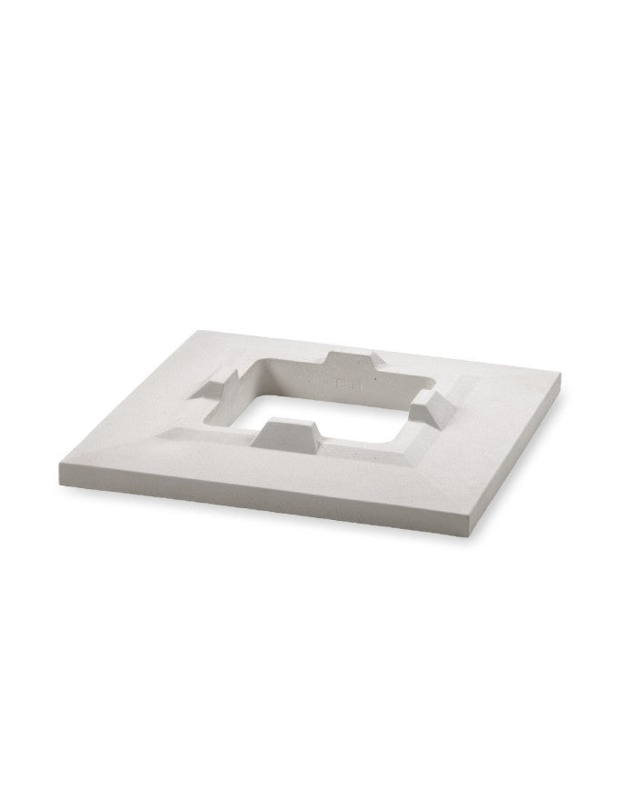 Aspirador estático cuadrado de hormigón, sistema modular de base, intermedias y cubrepilar - Vetonek