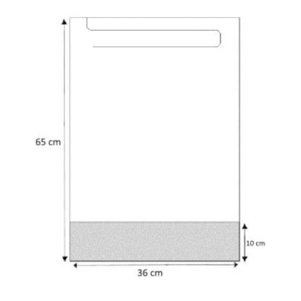 Bavoirs jetables pour adultes avec réceptacle - Boîte de 500 unités Vetonek
